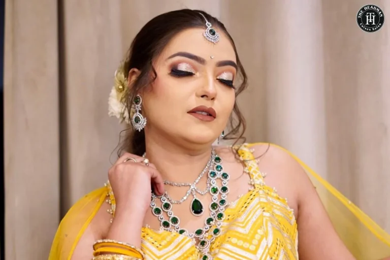 Haldi Makeup and Hairstyle